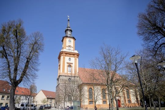 Die Maria-Magdalenen-Kirche in Templin, wo Bundeskanzlerin Merkel Abschied von ihrer Mutter nahm.