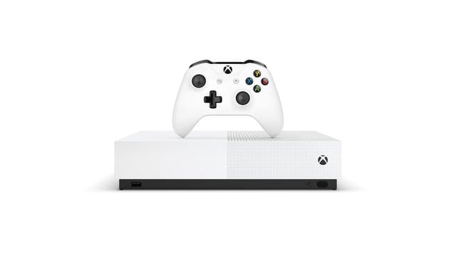 Kein Schlitz für DVD und Blu-ray, ansonsten alles wie bisher: Microsofts Spielkonsole Xbox One S All-Digital-Edition kommt Anfang Mai in den Handel. Kein Schlitz für DVD und Blu-ray, ansonsten alles wie bisher: Microsofts Spielkonsole Xbox One S All-Digital-Edition kommt Anfang Mai in den Handel.