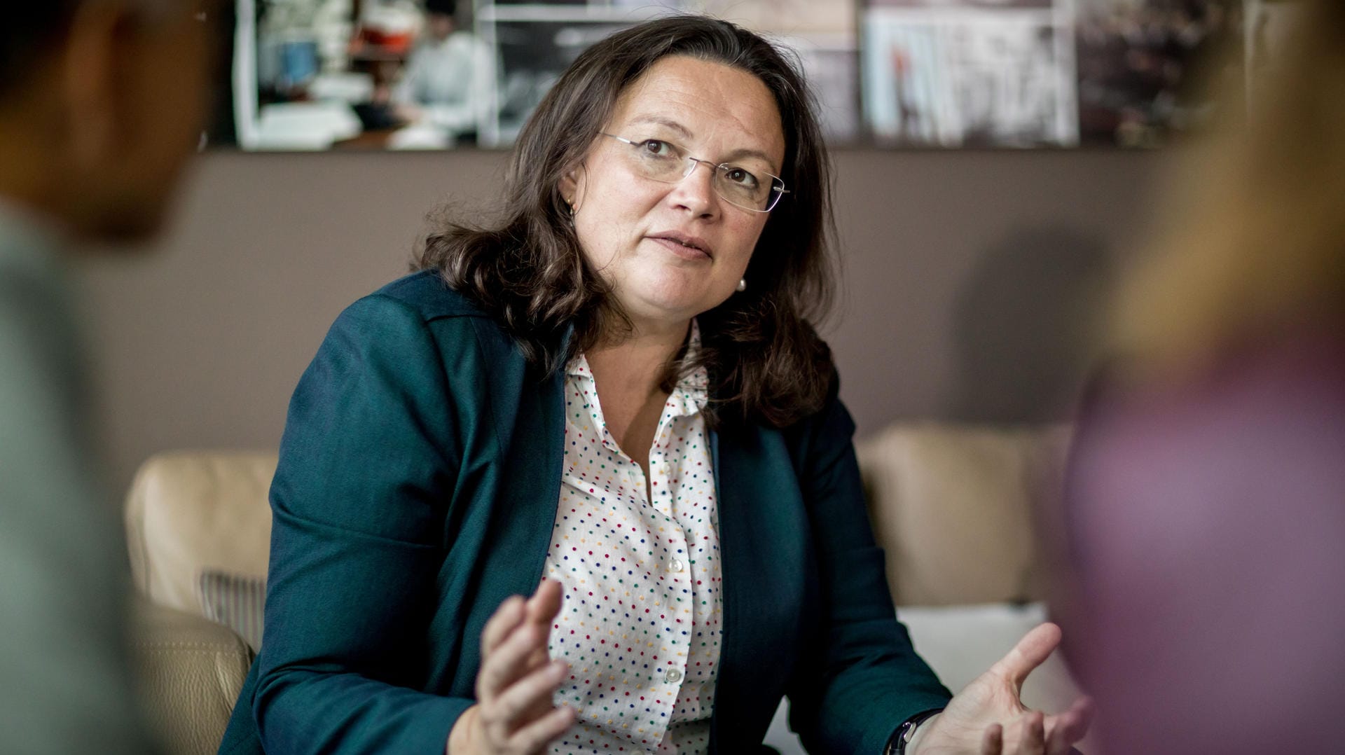 Andrea Nahles: Mit ihren Ausrutschern habe sich die SPD-Chefin selbst geschadet, glaubt ein Experte.