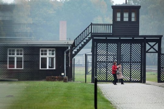 Eingang des Stutthof-Museums in Sztutowo.