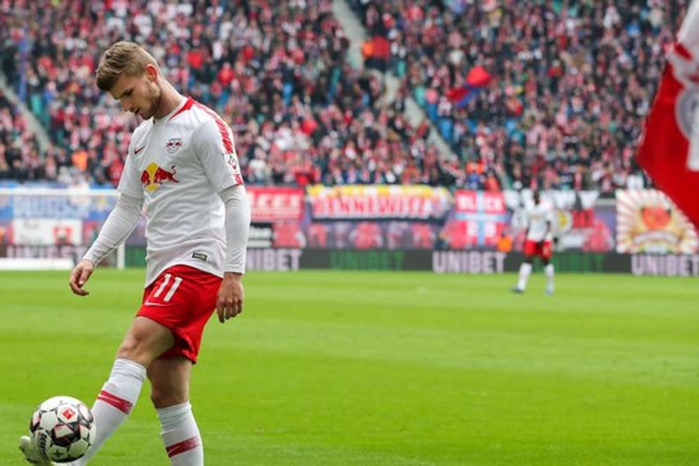 Timo Werner hat in Leipzig noch einen Vertrag bis 2020.