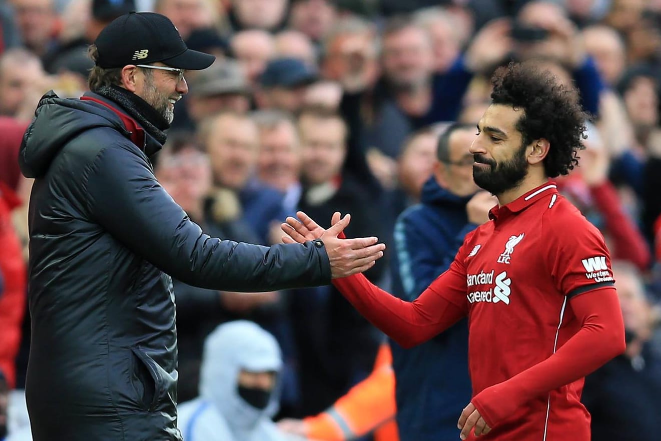 Der Trainer und sein Top-Star: Jürgen Klopp und Mo Salah sind ein Erfolgsduo beim FC Liverpool.