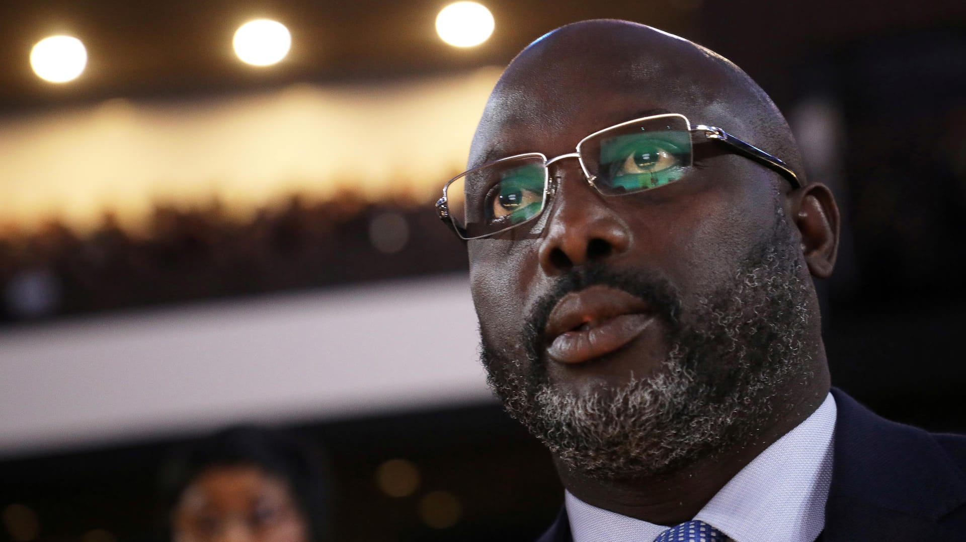 George Weah: Der Präsident von Liberia kann sein Büro nun für fünf Tage nicht benutzen. (Archivbild)