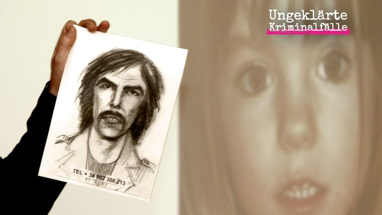 Ein Foto von Madeleine McCann – und ein Phantombild eines Mannes, den die Eltern als Verdächtigen ausgemacht haben: Jede Spur scheint in dem Fall ein Mysterium.