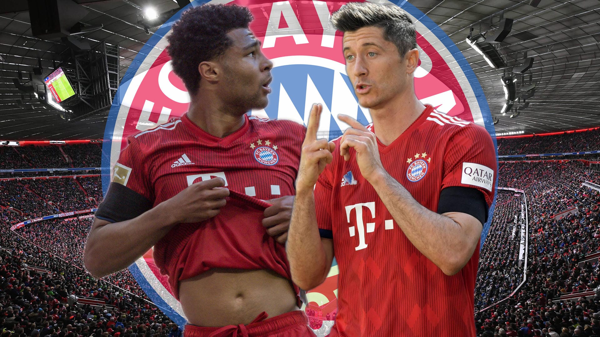 Auch Serge Gnabry (l.) und Robert Lewandowski standen in der Bayern-Startelf gegen Werder Bremen.