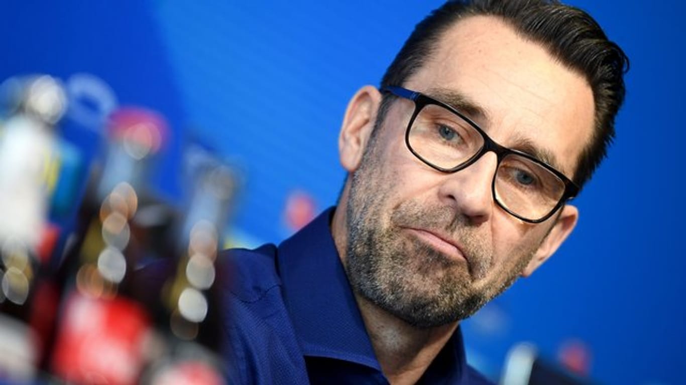 Hertha-Manager Michael Preetz will sich Zeit lassen bei der Trainersuche.