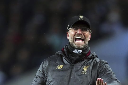Liverpool-Coach Jürgen Klopp siegt mit seinem Team gegen Cardiff City.