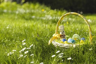 Baden-Württemberg: Vergeblich haben zwei Kinder am Ostersonntag ihr Osternest im Garten gesucht. (Symbolbild)