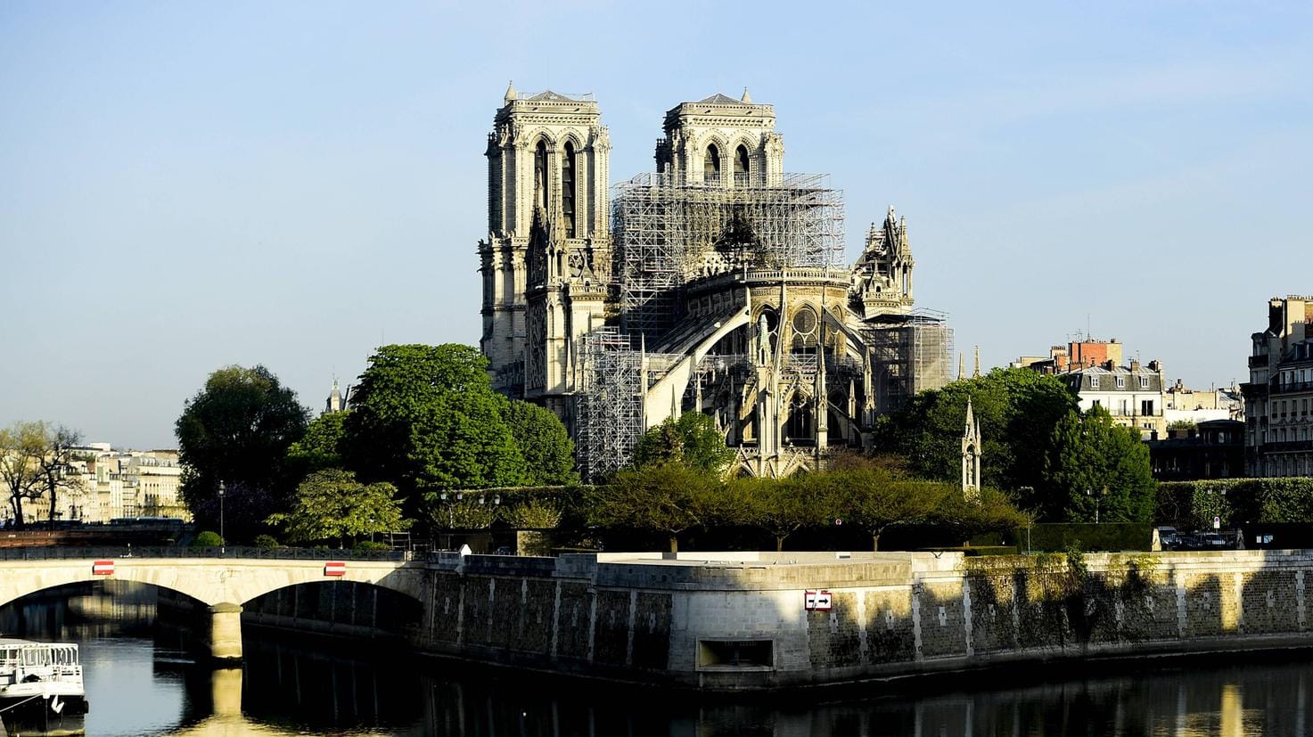 Notre-Dame nach dem Brand: Spenden in Höhe von rund einer Milliarde Euro zugesagt.