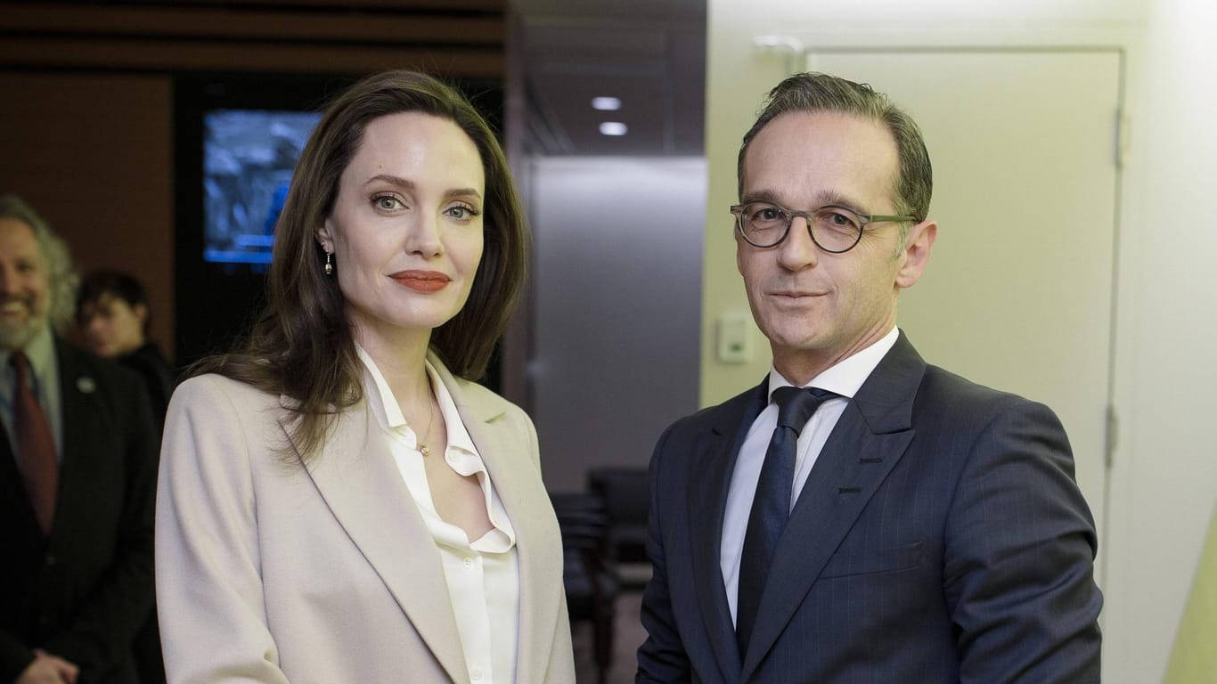 Heiko Maas und Angelina Jolie: Der Außenminister hat gemeinsam mit dem Hollywood-Star einen Gastbeitrag zum Thema Gewalt gegen Frauen in Krisengebieten veröffentlicht.