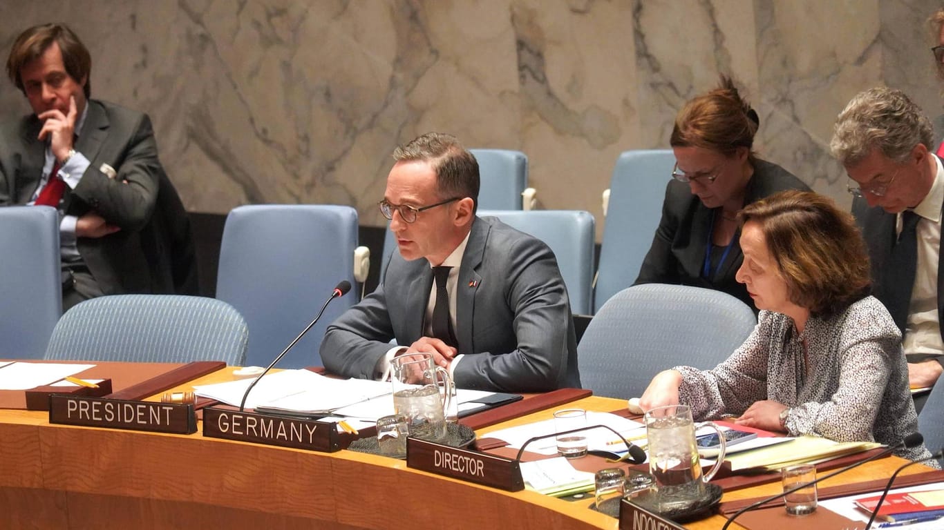 Heiko Maas im UN-Sicherheitsrat.