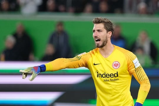 Frankfurts Torwart Kevin Trapp war nach dem späten Gegentreffer unzufrieden.