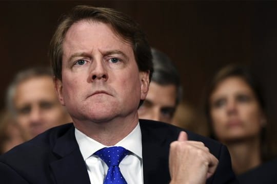 Donald McGahn ist eine der Schlüsselfiguren in den Russland-Untersuchungen von Sonderermittler Robert Mueller.