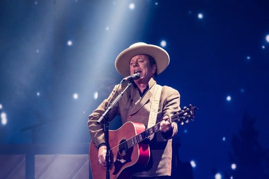 Kiefer Sutherland bei einem Konzert in Frankfurt am Main.