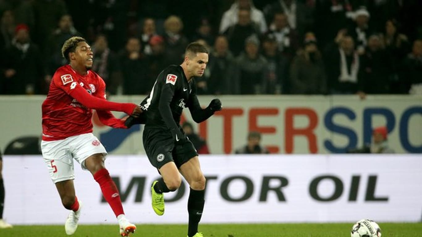 Das Spiel von Eintracht Frankfurt gegen den FSV Mainz 05 am 33.