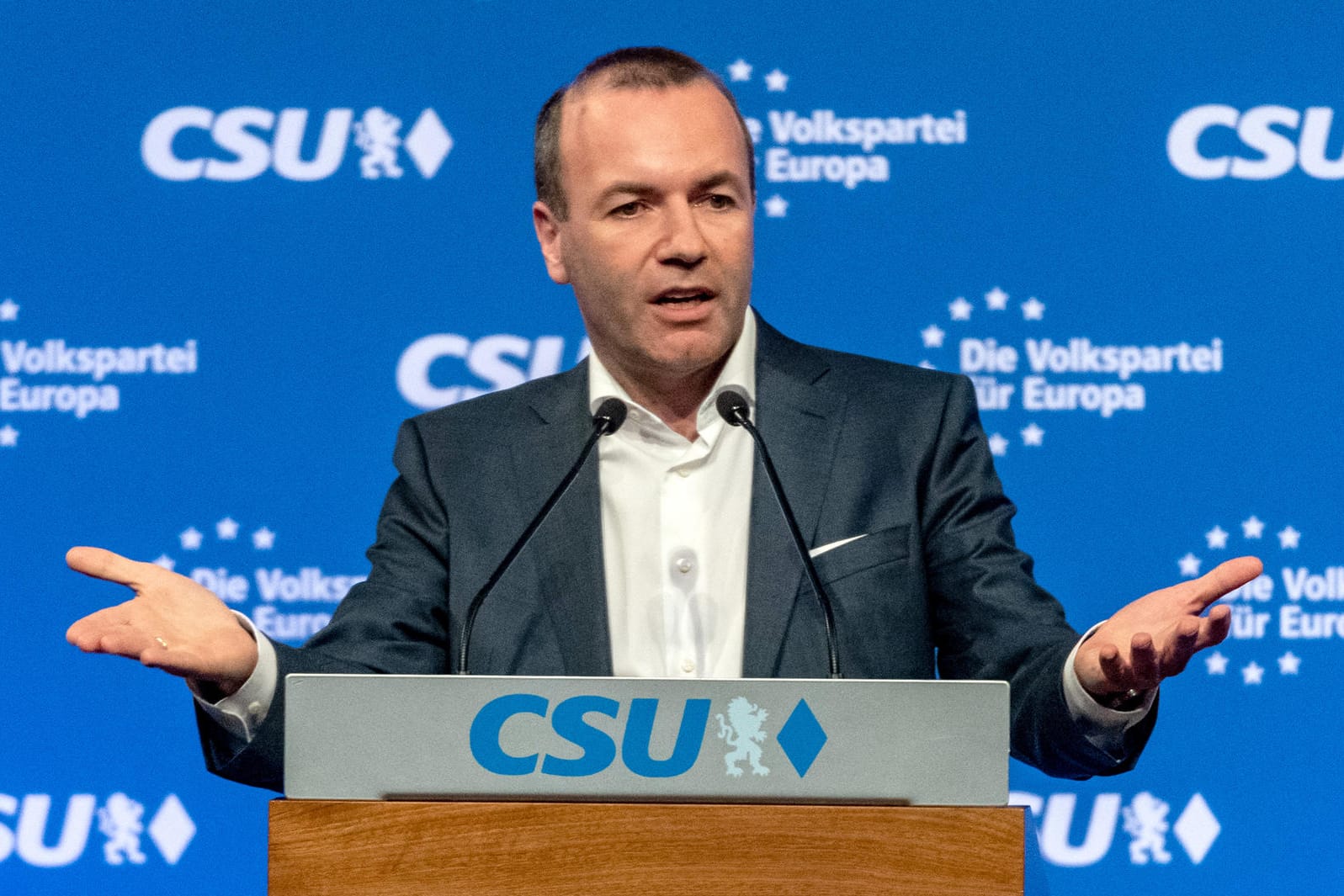 Manfred Weber: Der CSU-Politiker betreibt Wahlkampf für die Europawahl. In Griechenland stellte er klar: Die Türkei sieht er nicht als Mitglied der EU.