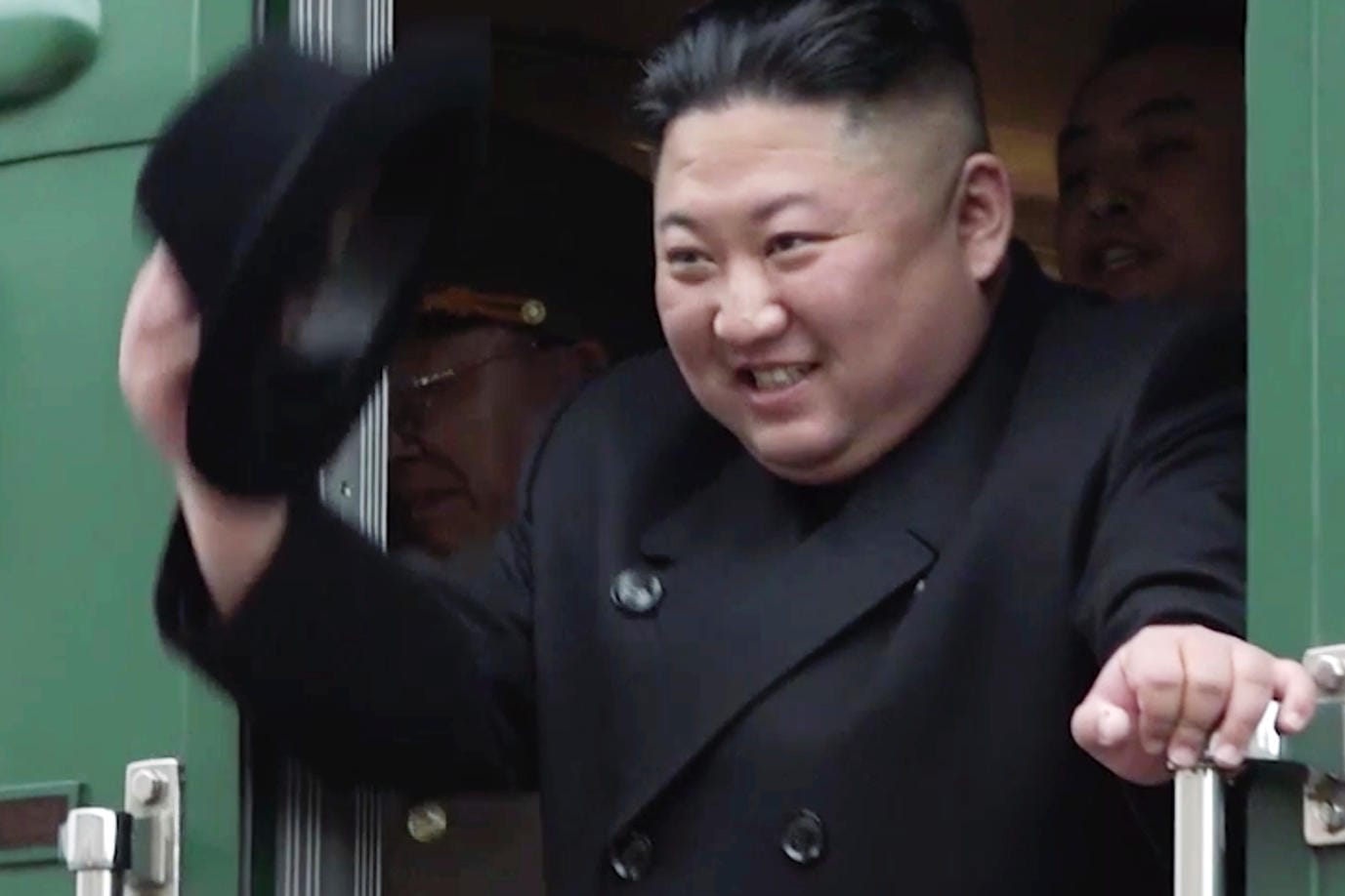Treffen mit Putin: Nordkoreas Machthaber Kim Jong Un ist mit seinem Sonderzug im russischen Wlodiwostok angekommen.