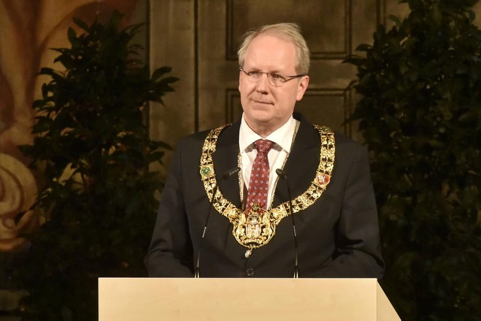 Oberbürgermeister Stefan Schostok: Hier beim Neujahrsempfang für die Bürger der Landeshauptstadt Hannover.