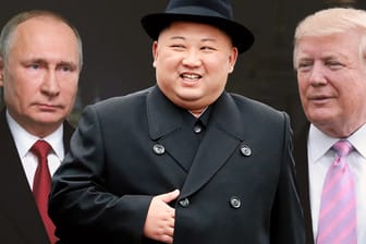 Nordkoreas Diktator Kin Jong Un verhandelt mit den Supermächten USA und Russland, um sein Land von Teilen der Sanktionen zu befreien.