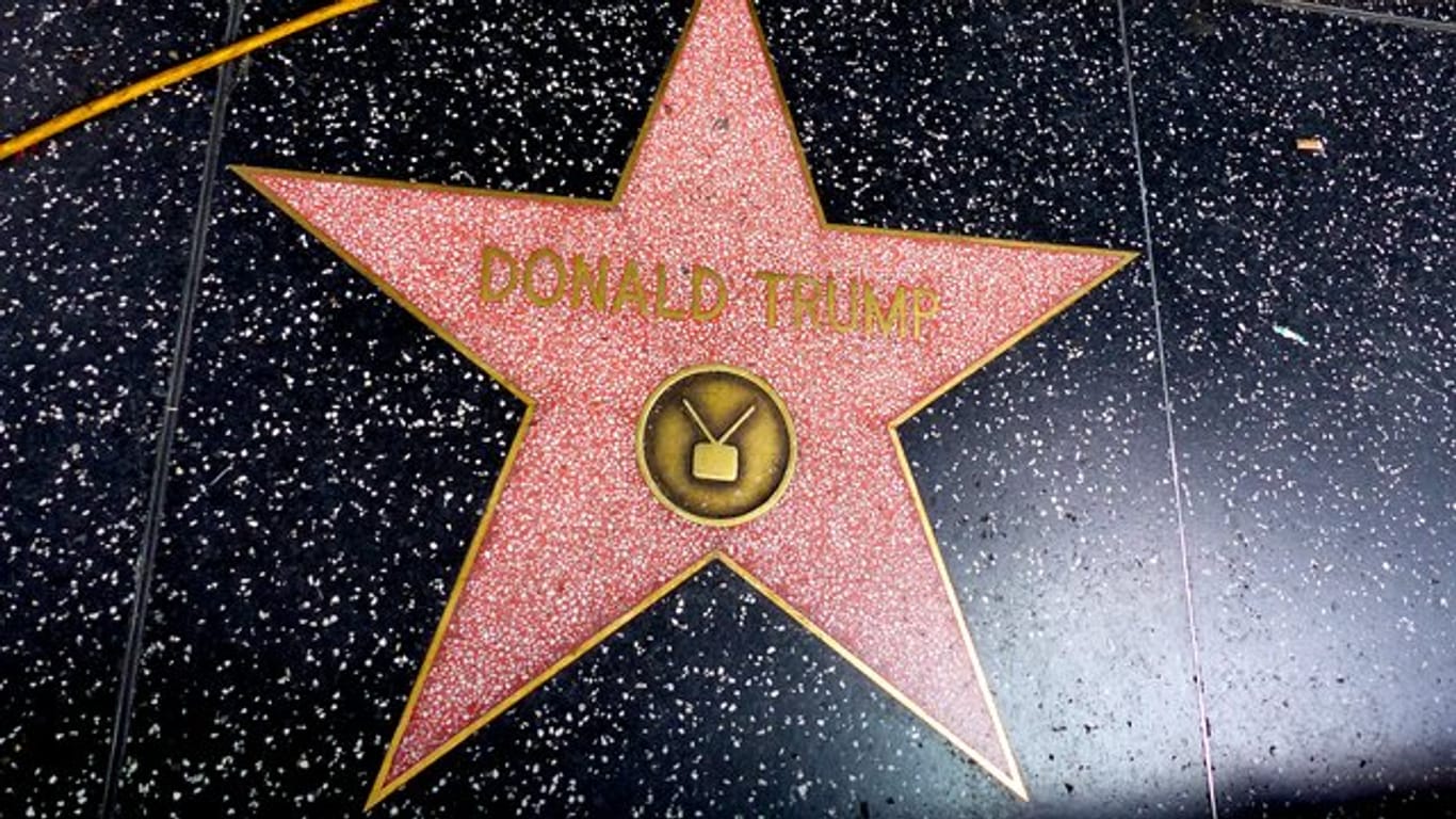 Donald Trumps Stern auf dem Hollywood Walk of Fame.