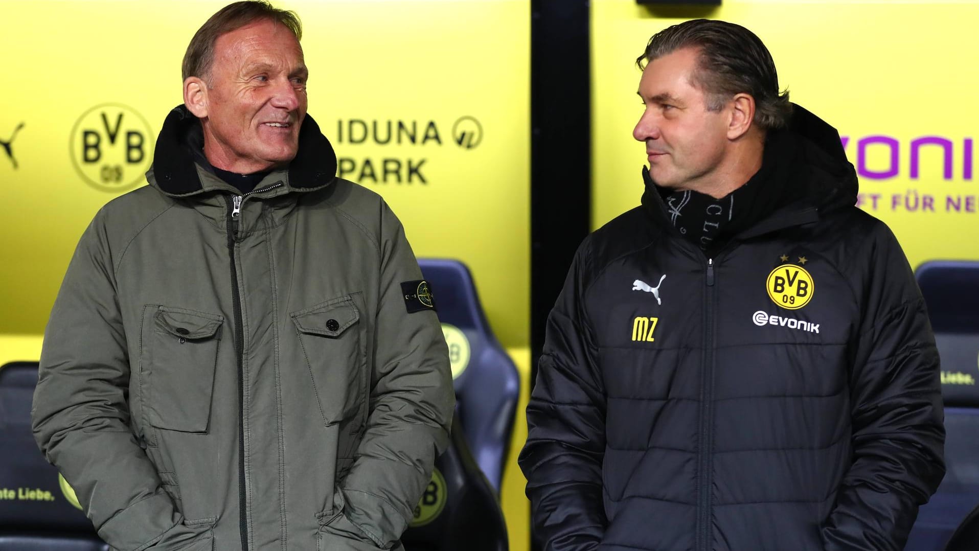 Erfolgsduo beim Erzrivalen: BVB-Geschäftsführer Watzke (li.) und Sportdirektor Zorc.