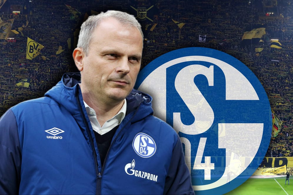 Das Revierderby in Dortmund im Blick: Schalke-Sportvorstand Jochen Schneider.