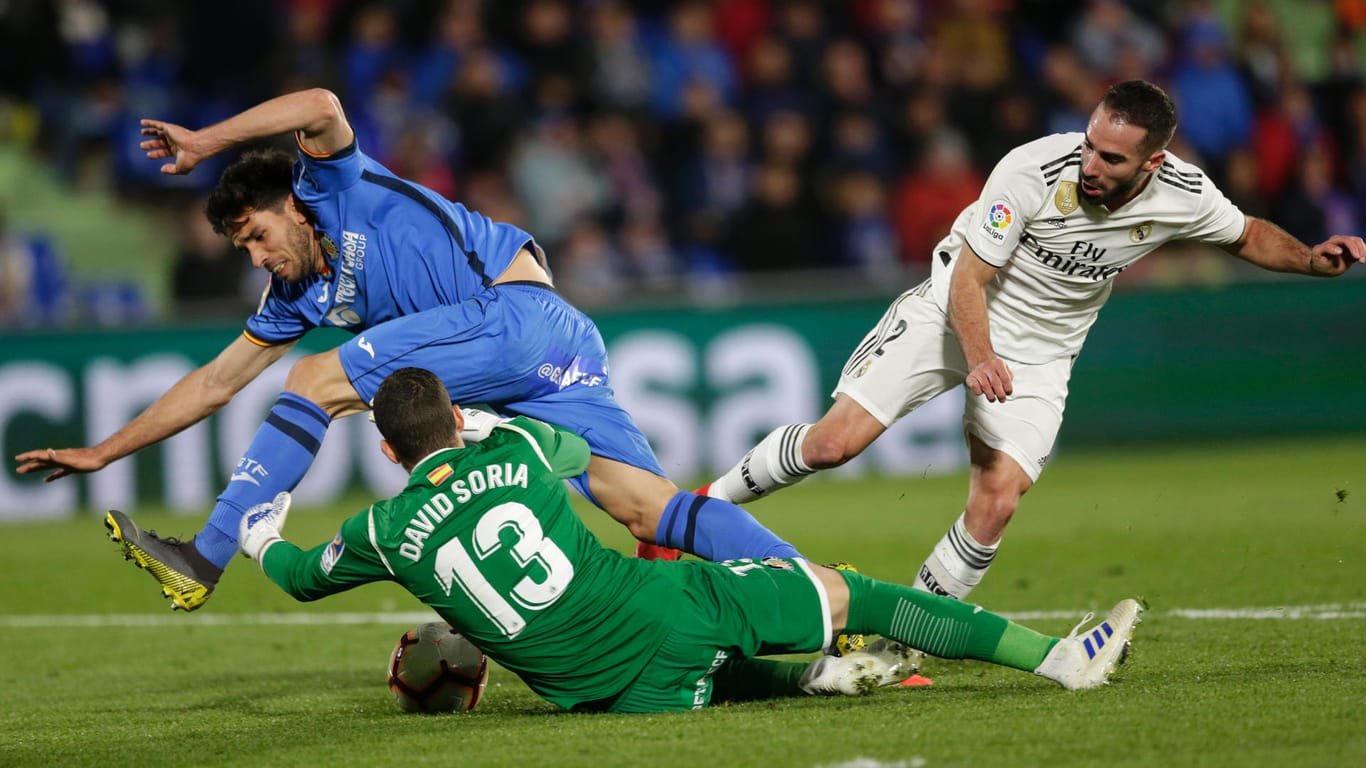 Real Madrid gegen Getafe: Das Team von Startrainer Zinedine Zidane kam nicht über ein torloses Unentschieden hinau