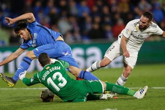 Real Madrid gegen Getafe: Das Team von Startrainer Zinedine Zidane kam nicht über ein torloses Unentschieden hinau