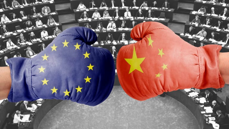 Mögliches Kräftemessen: Die EU muss sich nun auch gegenüber China behaupten (Symbolbild)