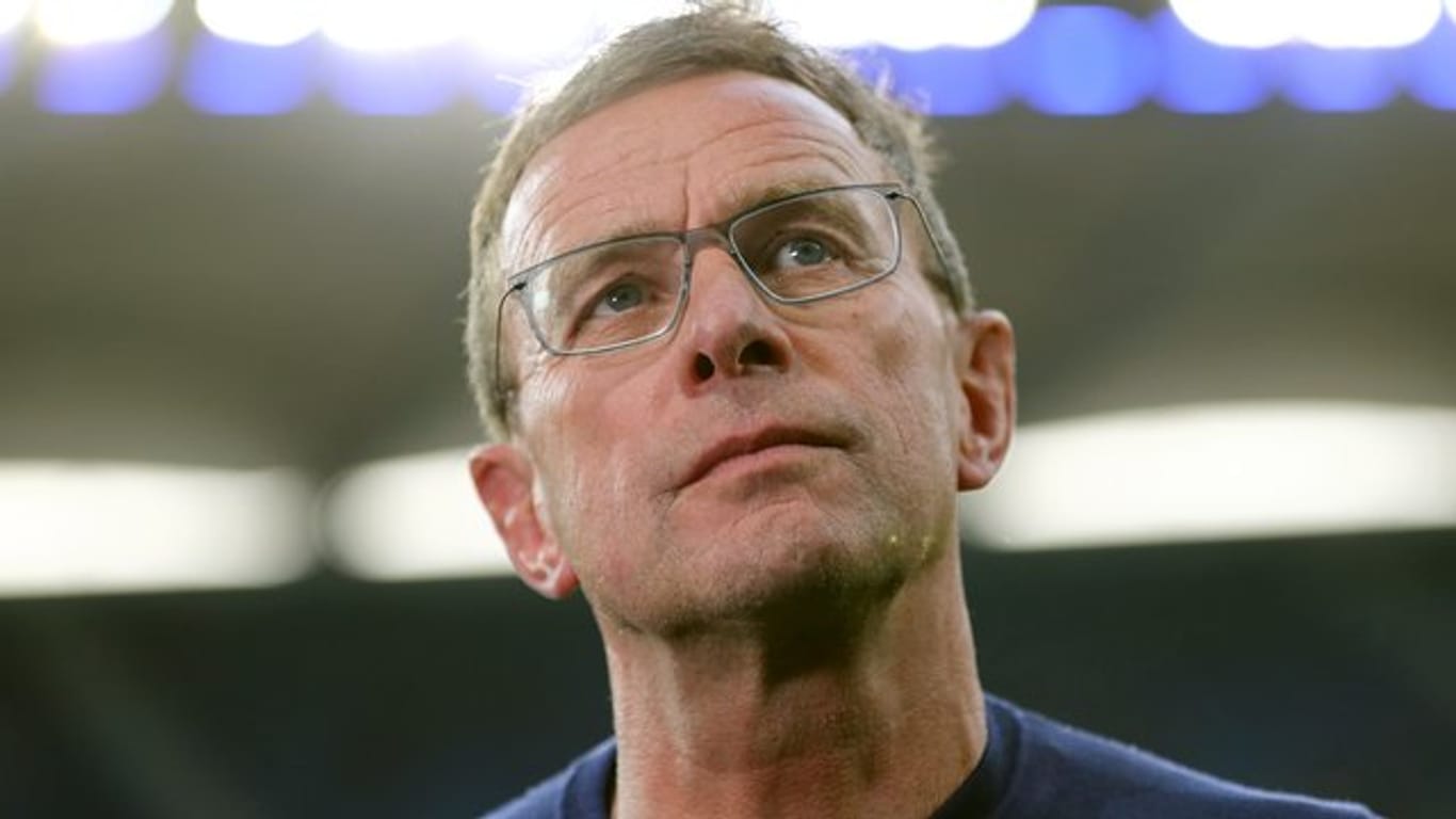 Vertraut gegen Freiburg dem angestammten Personal: RB-Coach Ralf Rangnick.