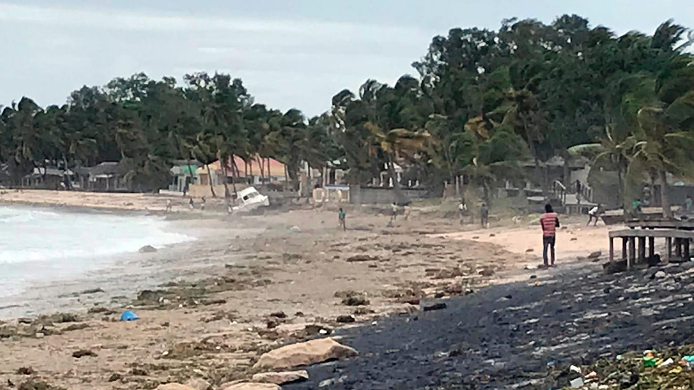 Wimbi Beach in Mosambik, nachdem Zyklon "Kenneth" auf Land getroffen ist: Mosambik zählt zu den zehn ärmsten Staaten der Welt.