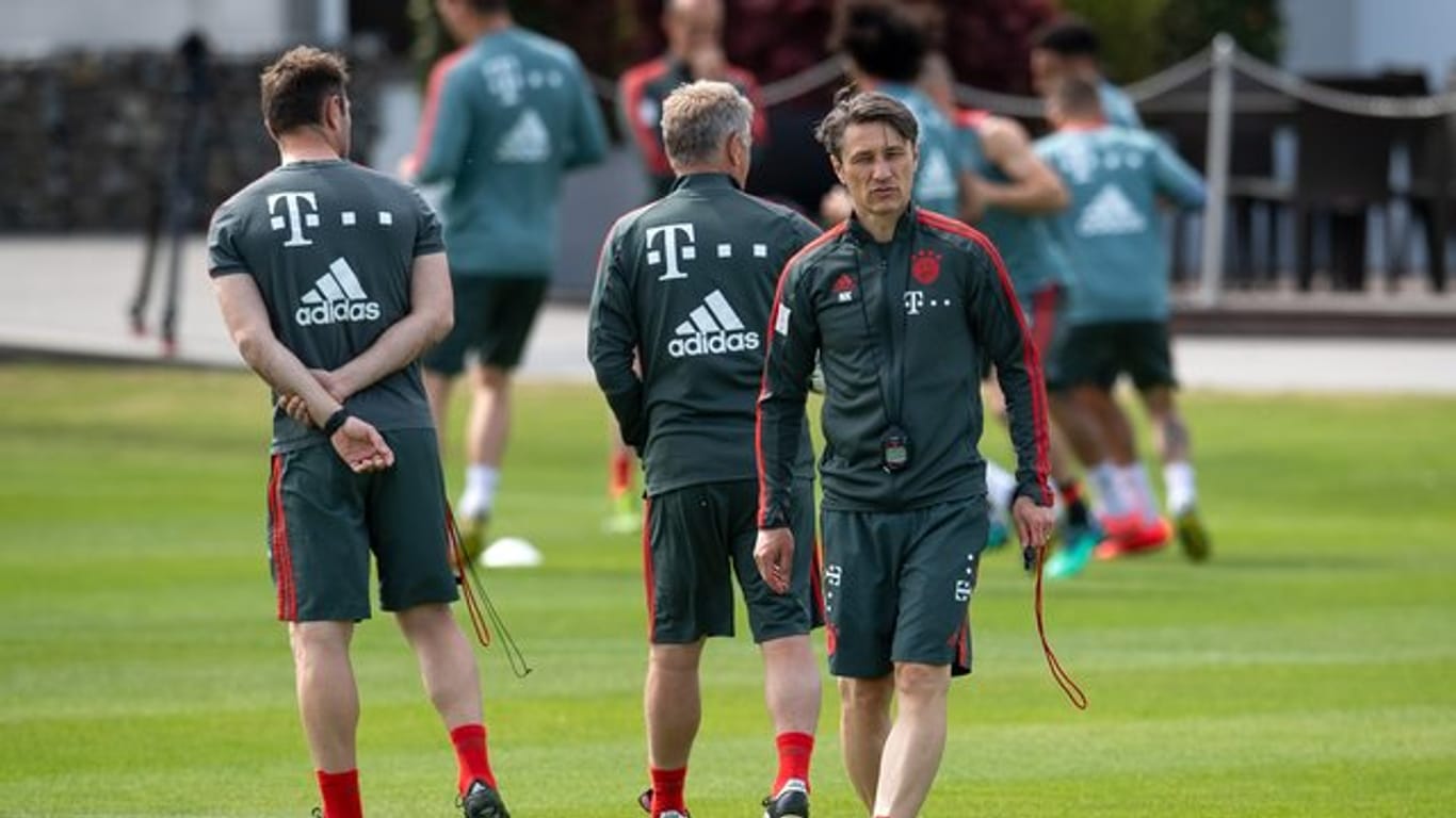 Trainer Niko Kovac will mit dem FC Bayern München mit einem Derby-Sieg auf Titelkurs bleiben.
