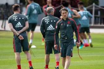 Trainer Niko Kovac will mit dem FC Bayern München mit einem Derby-Sieg auf Titelkurs bleiben.