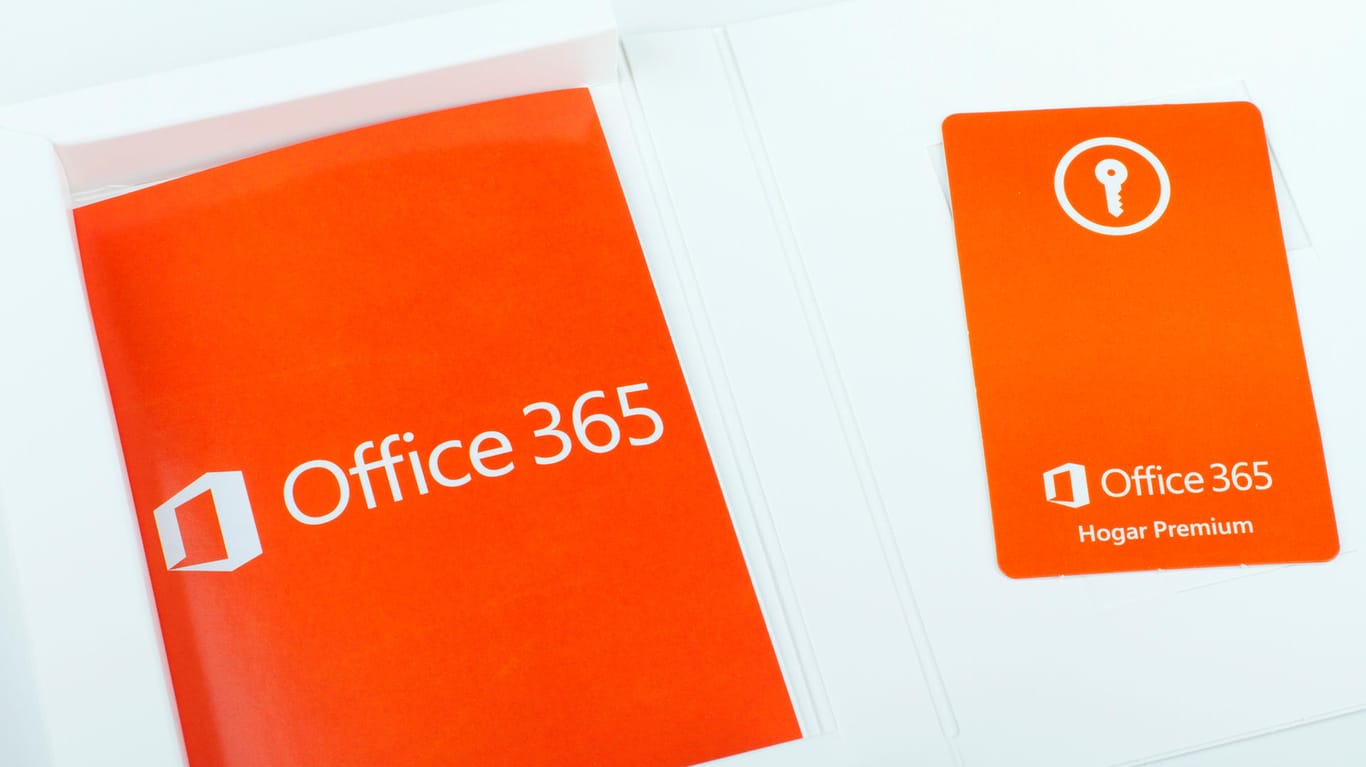 Eine Aktivierungskarte für Office 365 (Symbolbild): Experten bemängeln den Datenschutz bei dem Programm.