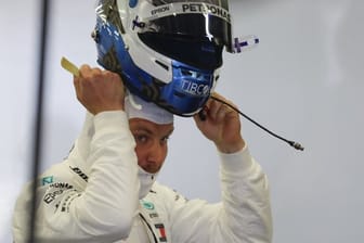 Valtteri Bottas wird im Mercedes von der Pole Position starten.