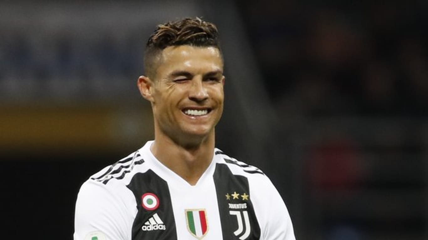 Cristiano Ronaldo sicherte Juventus Turin mit seinem Tor das Unentschieden gegen Inter Mailand.