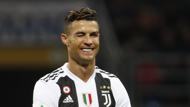 Cristiano Ronaldo sicherte Juventus Turin mit seinem Tor das Unentschieden gegen Inter Mailand.