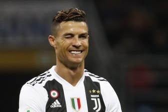 Cristiano Ronaldo sicherte Juventus Turin mit seinem Tor das Unentschieden gegen Inter Mailand.