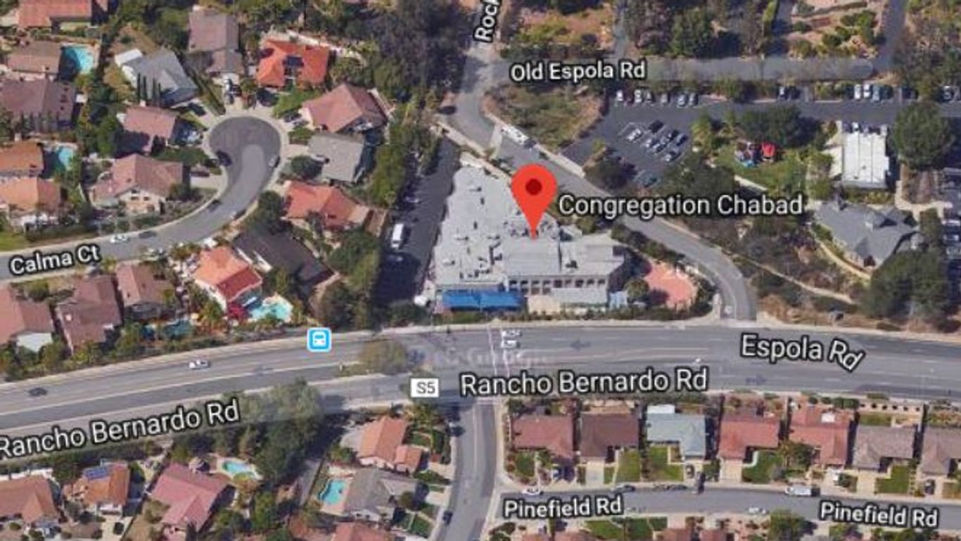 Schüsse in einer US-Synagoge in Poway, Kalifornien: Ein Verdächtiger wurde festgenommen.