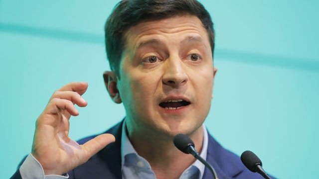 Politneuling Wolodymyr Selenskyj ist zu Verhandlungen mit Russland bereit.