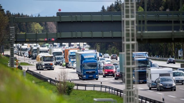 Verkehr auf der Autobahn