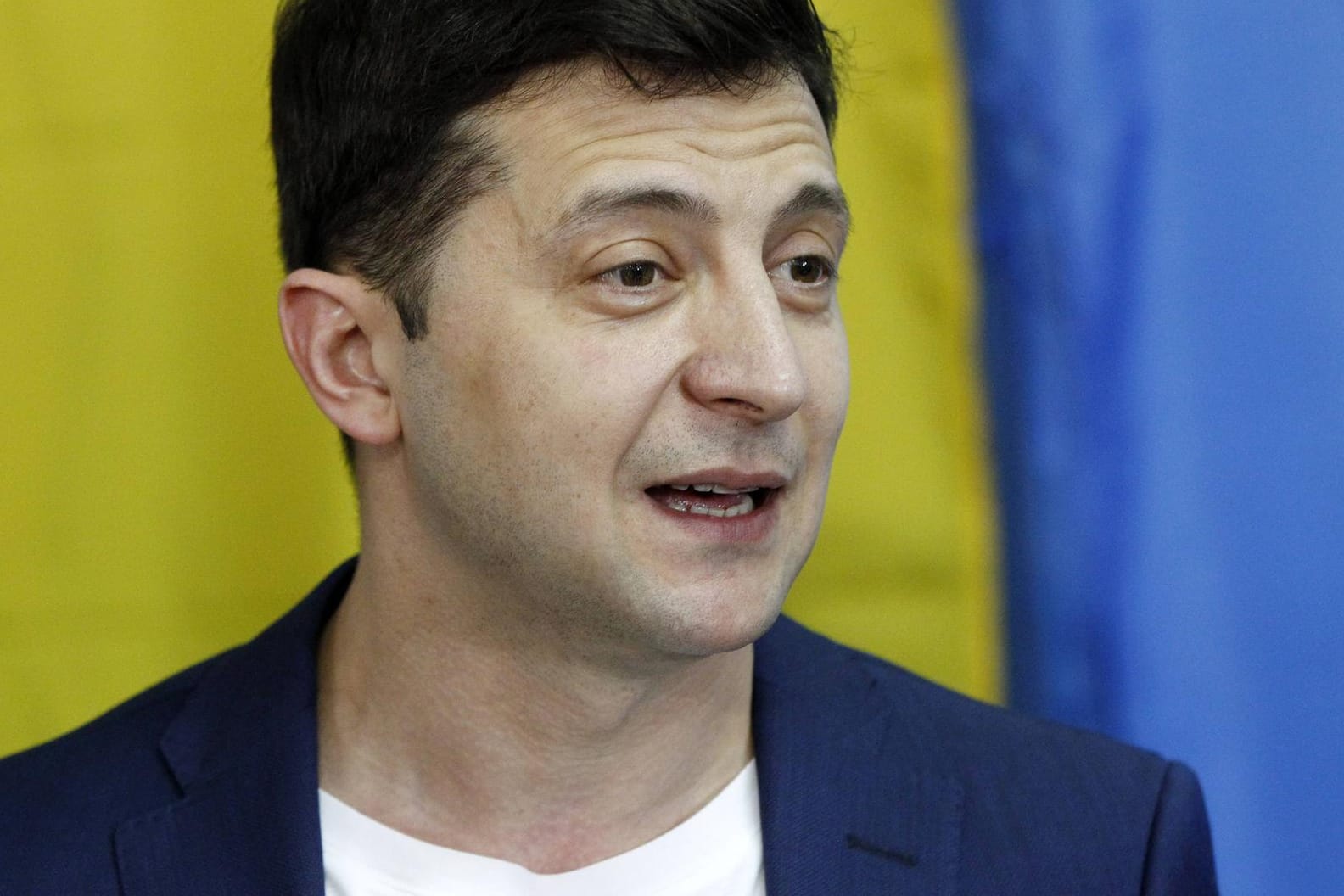 Der neue ukrainische Präsident Wolodymyr Selenskyj: "Wir werden die ukrainische Staatsbürgerschaft Vertretern aller Völker geben, die unter autoritären und korrupten Regimen leiden."