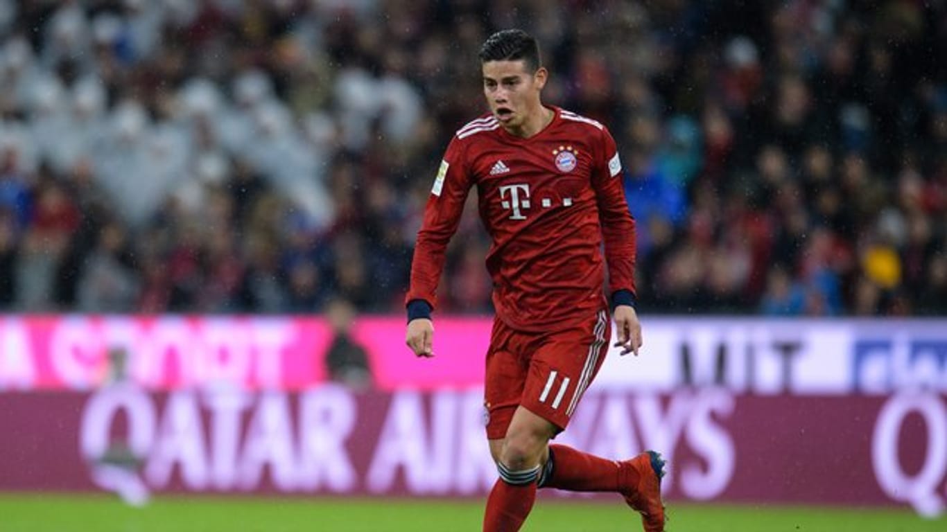 Musste 15 Minuten nach seiner Einwechslung verletzt vom Platz: Bayerns James Rodriguez.