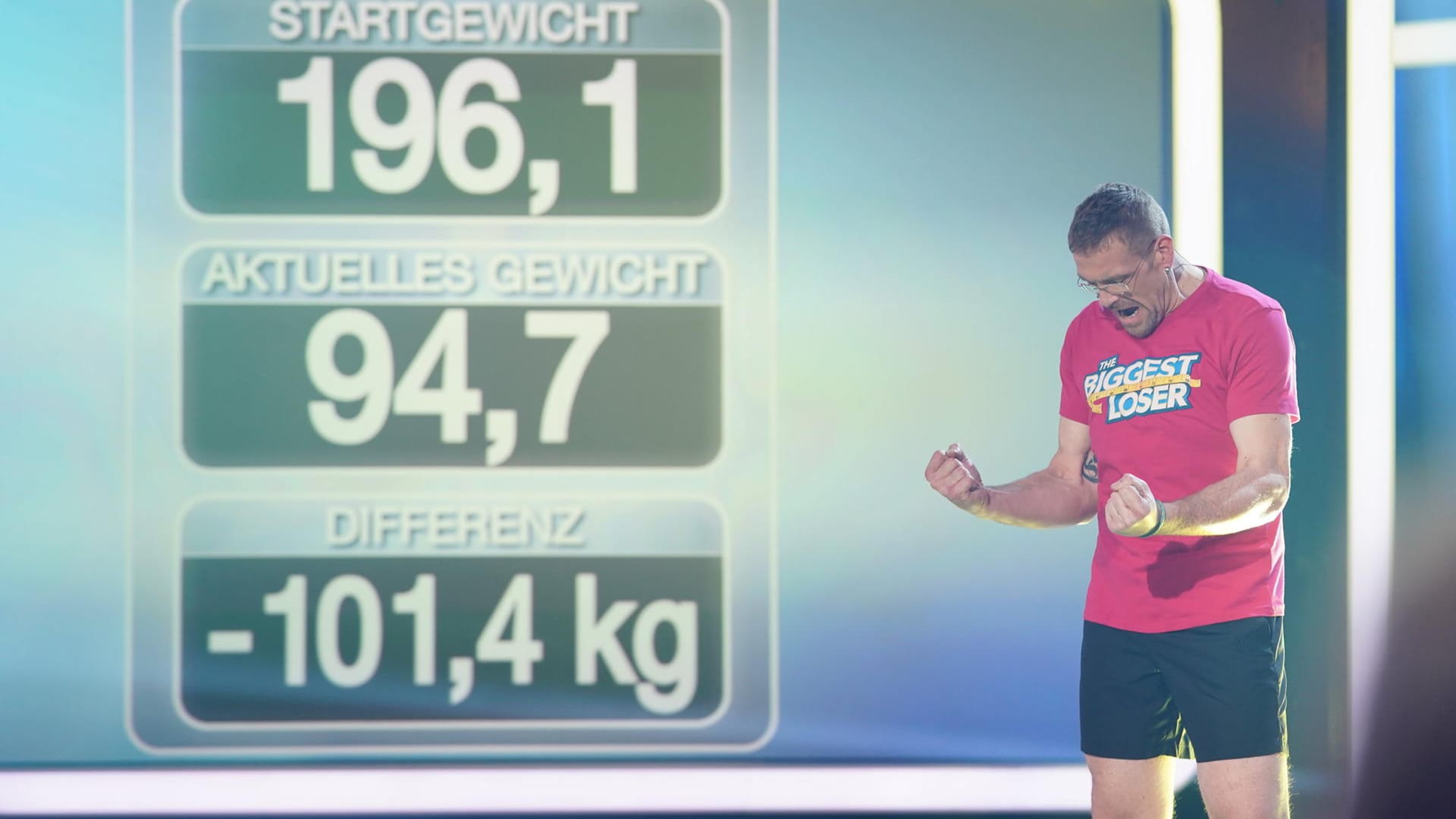 Das gab es noch nie: Mario nahm über 100 Kilo ab.