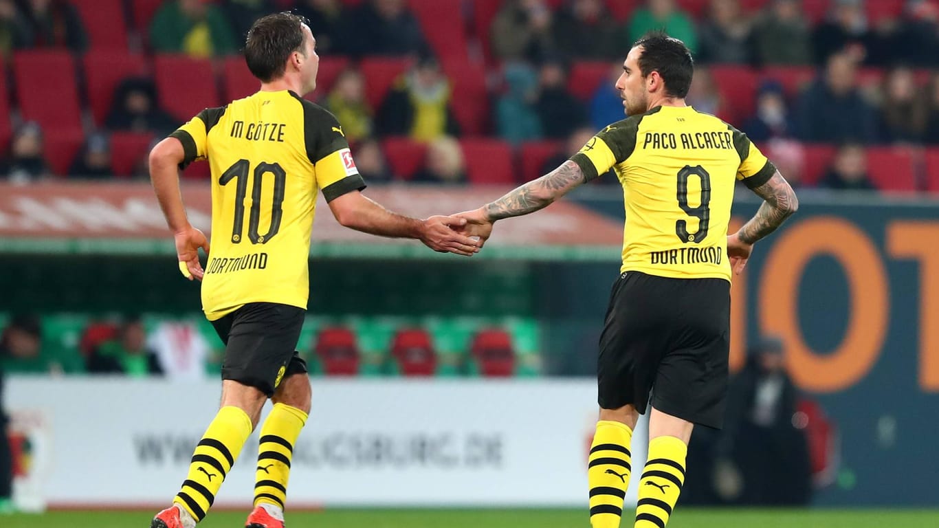 Führen Sie den BVB zum Sieg? Mario Götze (l.) und Paco Alcacer.