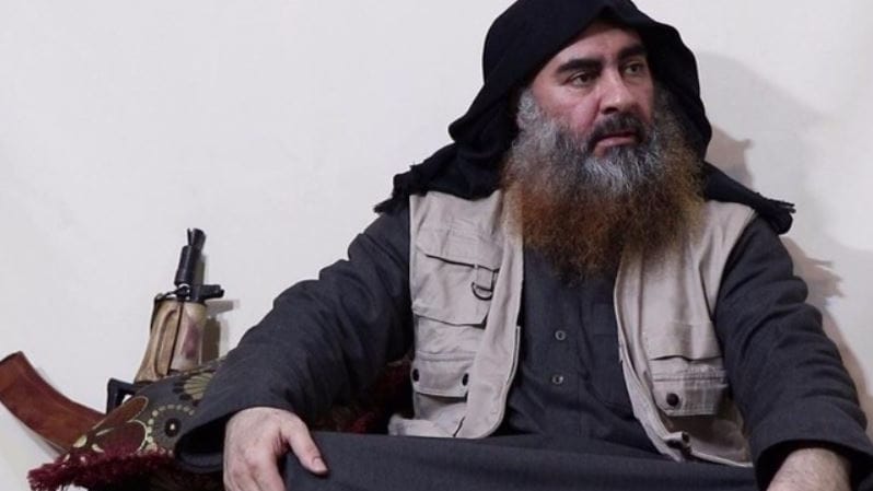 IS-Chef Abu Bakr al-Bagdadi in einem neuen Propaganda-Video der Terrormiliz IS.