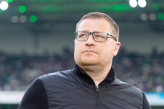 Max Eberl: Gladbachs Sportdirektor vertraut bis zum Saisonende Trainer Dieter Hecking.