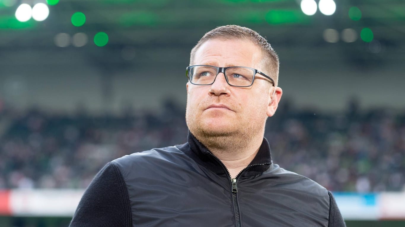 Max Eberl: Gladbachs Sportdirektor vertraut bis zum Saisonende Trainer Dieter Hecking.