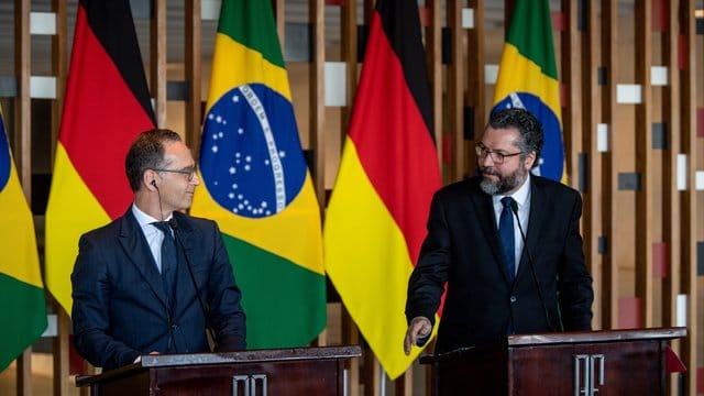 Außenminister Heiko Maas (l.