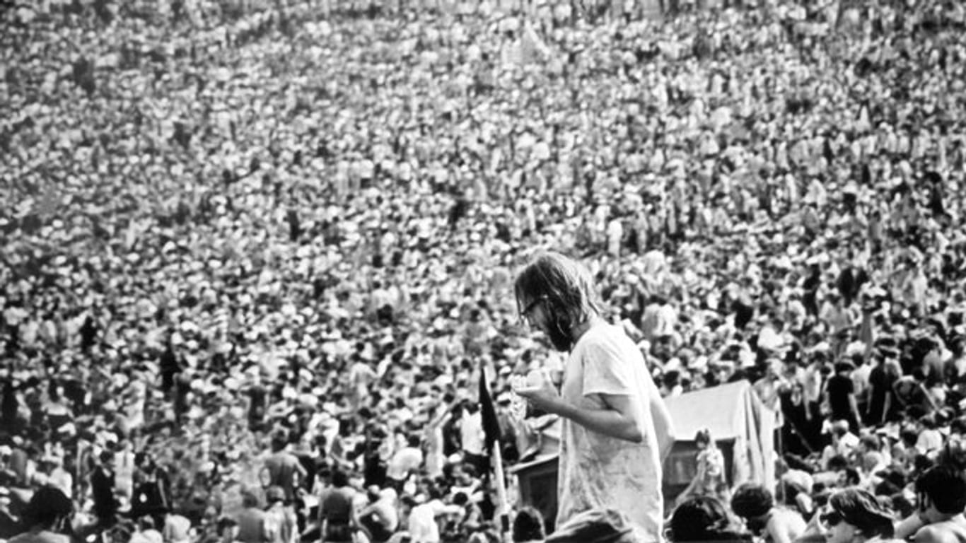 Love and Peace in Woodstock 1969.